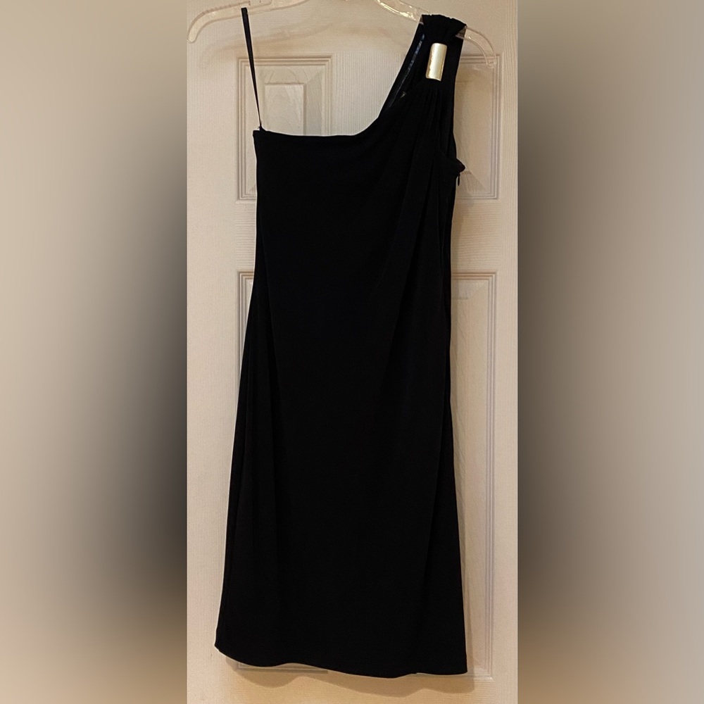 Calvin Klein One Shoulder Black dress size 2